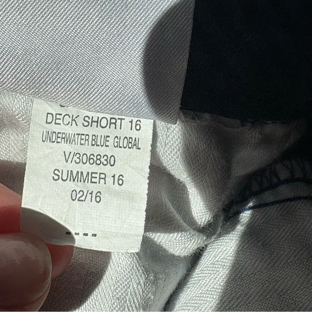 Banana Republic Deck Shorts Men’s Blue Button Front Casual Summer Golf Size 30